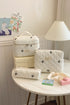 3 Piece Bow Quilted Cloth Storage Bag Set - Odaingerous